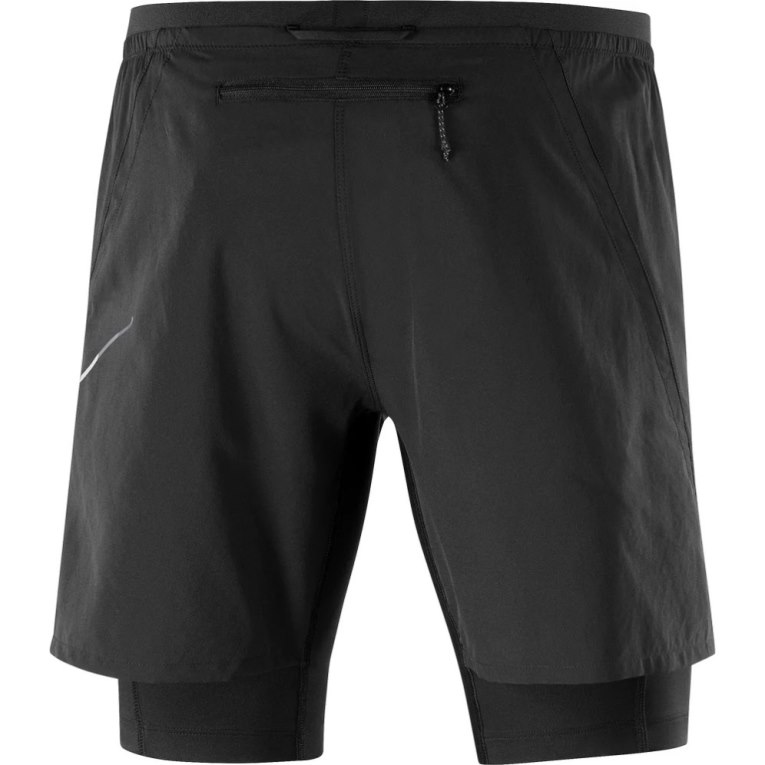 Calções Salomon Cross Twinskin Masculino Pretas | PT F96735